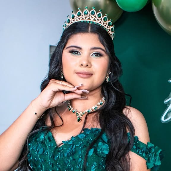 Quinceañera portrait by Anatra Photography — California